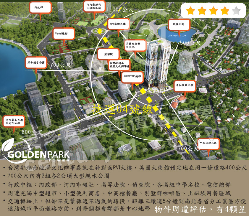 越南房地產投資與出租 | 為什麼Golden Park Tower是越南房地產買賣應買第一名?