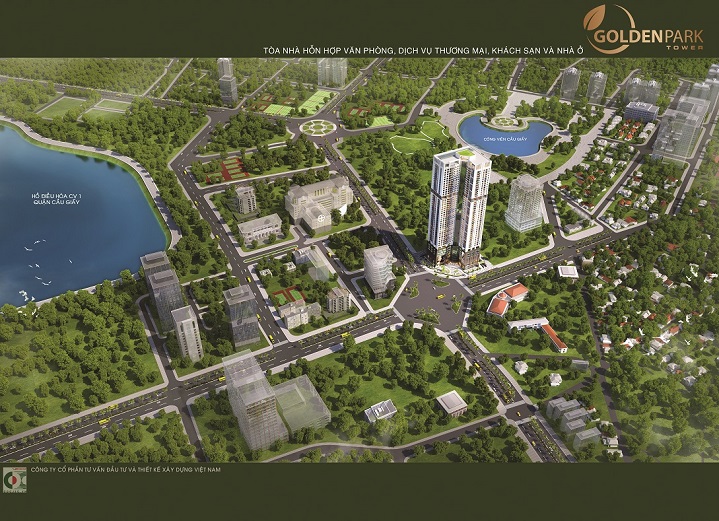 越南房地產投資與出租 | 河內公寓出租指南：GOLDEN PARK TOWER