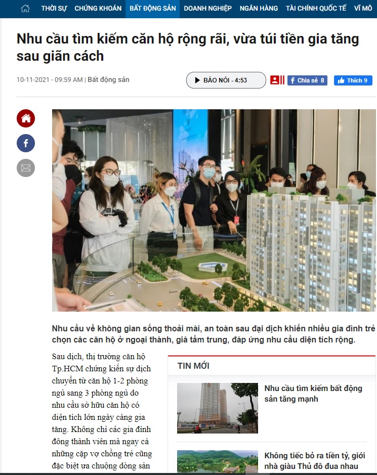 越南房地產投資與出租 | 越南房地產投資新趨勢: 越南民眾買房需求主流是2房還是3房?